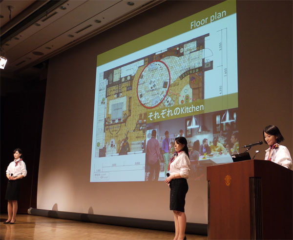 町田ひろ子アカデミー　プレゼンテーションの様子