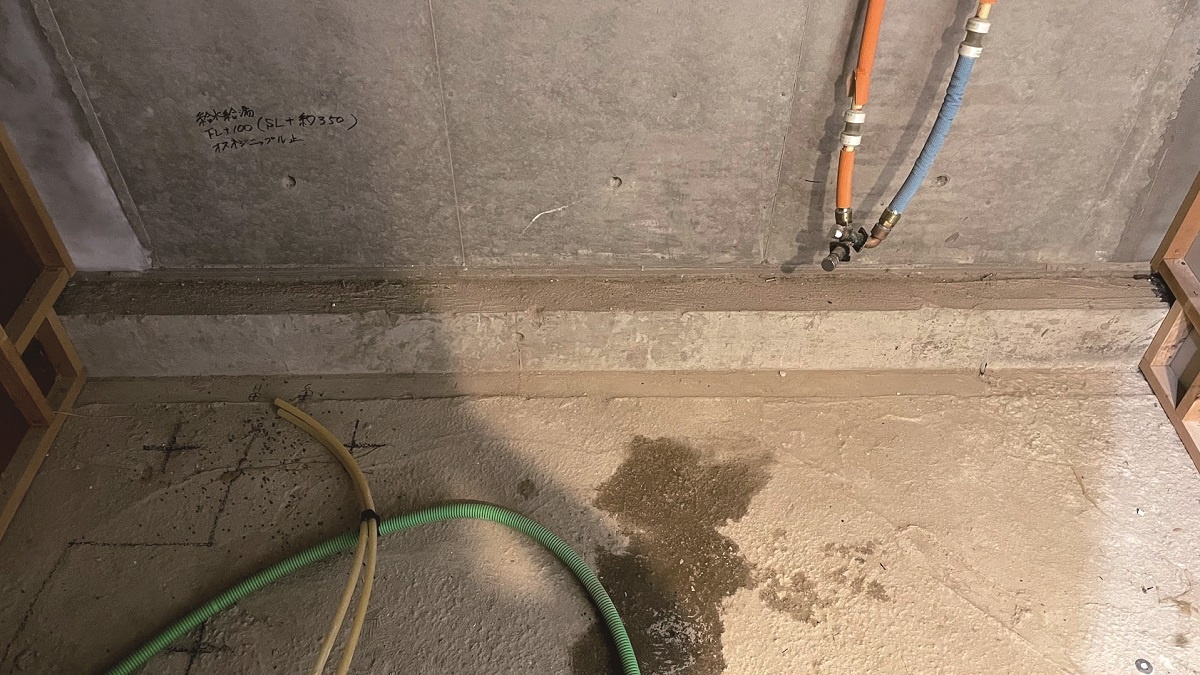 解体後に干渉物が発覚すると浴室床が上がってしまうことも