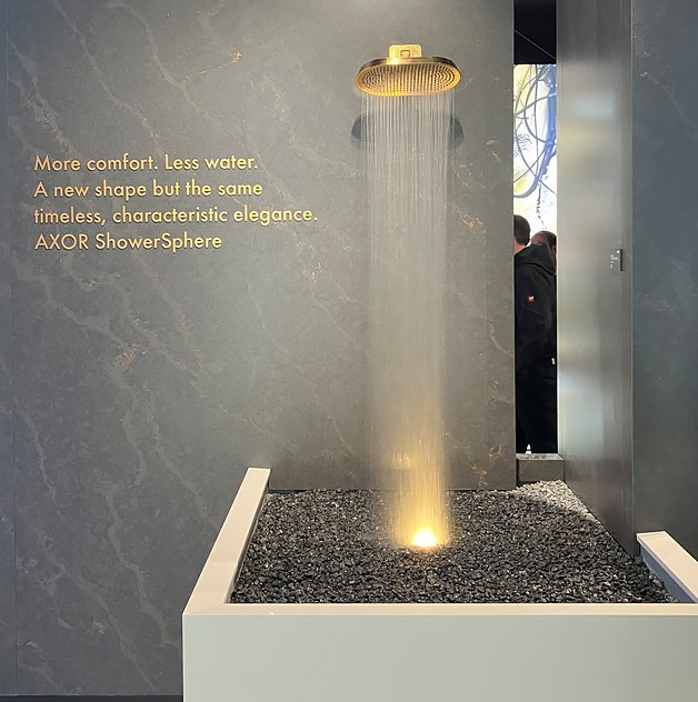 AXOR ShowerSphere／アントニオ・チッテリ オが手掛けた新作オーバーヘッドシャワー